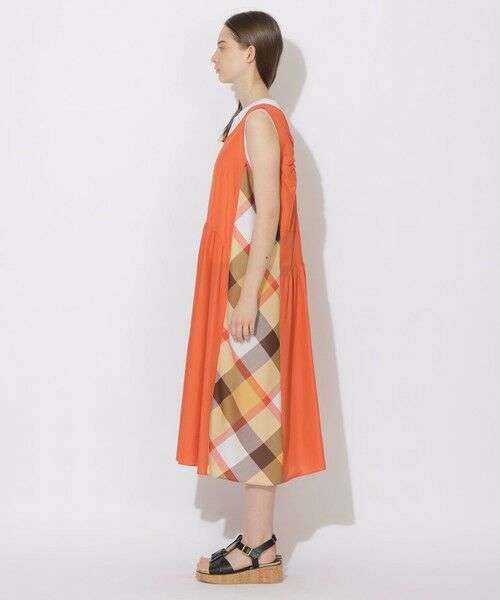 BLUE LABEL / BLACK LABEL CRESTBRIDGE / ブルーレーベル / ブラックレーベル・クレストブリッジ  ドレス | 【WEB限定】ナイロンコットンタフタパーシャルチェックジャンパースカート | 詳細15