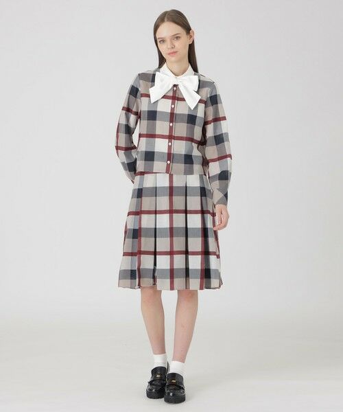 希少✨️BURBERRY BLUE LABEL シャドーチェック ブラウス セール】 クレストブリッジチェックシャドードビーブラウス