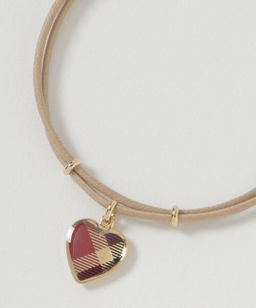 BLUE LABEL / BLACK LABEL CRESTBRIDGE / ブルーレーベル / ブラックレーベル・クレストブリッジ  その他小物 | クレストブリッジチェックハートブレスレット | 詳細1