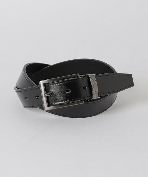 BLUE LABEL / BLACK LABEL CRESTBRIDGE/ブルーレーベル / ブラックレーベル・クレストブリッジ サルカンチェックバックルアンティークレザーベルト ブラック F BLUE LABEL / BLACK LABEL CRESTBRIDGE/ブルーレーベル / ブラックレーベル・クレストブリッジ サルカンチェックバックルアンティークレザーベルト ブラック F