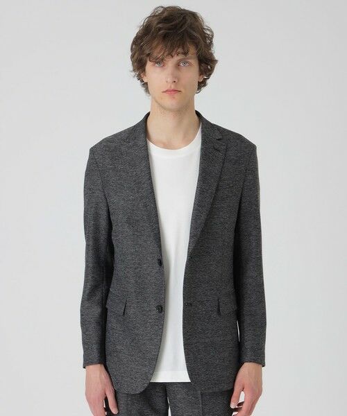 BLUE LABEL / BLACK LABEL CRESTBRIDGE/ブルーレーベル / ブラックレーベル・クレストブリッジ 2WAYストレッチメランジカラミジャケット グレー5 M BLUE LABEL / BLACK LABEL CRESTBRIDGE/ブルーレーベル / ブラックレーベル・クレストブリッジ 2WAYストレッチメランジカラミジャケット グレー5 M