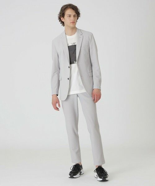 BLUE LABEL / BLACK LABEL CRESTBRIDGE / ブルーレーベル / ブラックレーベル・クレストブリッジ  テーラードジャケット | 【BLACK lab.】ブリーズメッシュジャケット | 詳細1