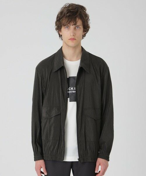 BLUE LABEL / BLACK LABEL CRESTBRIDGE/ブルーレーベル / ブラックレーベル・クレストブリッジ 【BLACK lab.】ハイブリッドフライトジャケット ブラック M BLUE LABEL / BLACK LABEL CRESTBRIDGE/ブルーレーベル / ブラックレーベル・クレストブリッジ 【BLACK lab.】ハイブリッドフライトジャケット ブラック M