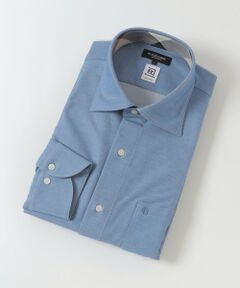 BLUE LABEL / BLACK LABEL CRESTBRIDGE / ブルーレーベル / ブラックレーベル・クレストブリッジ  シャツ・ブラウス | カネマサデニムライクジャージーセミワイドカラーシャツ