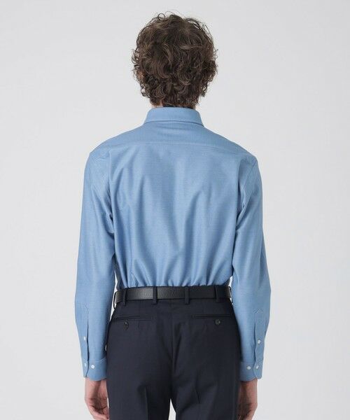 BLUE LABEL / BLACK LABEL CRESTBRIDGE / ブルーレーベル / ブラックレーベル・クレストブリッジ  シャツ・ブラウス | カネマサデニムライクジャージーセミワイドカラーシャツ | 詳細3