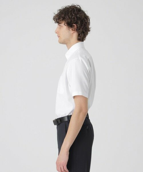 BLUE LABEL / BLACK LABEL CRESTBRIDGE / ブルーレーベル / ブラックレーベル・クレストブリッジ  シャツ・ブラウス | 【一部店舗限定】テクニカルシャドーストライプハーフボタンダウンシャツ | 詳細2