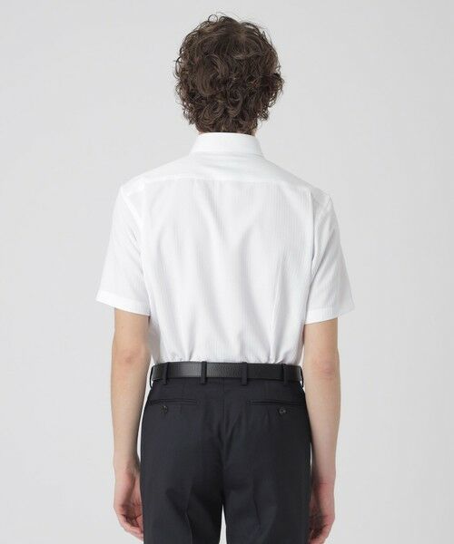 BLUE LABEL / BLACK LABEL CRESTBRIDGE / ブルーレーベル / ブラックレーベル・クレストブリッジ  シャツ・ブラウス | 【一部店舗限定】テクニカルシャドーストライプハーフボタンダウンシャツ | 詳細3