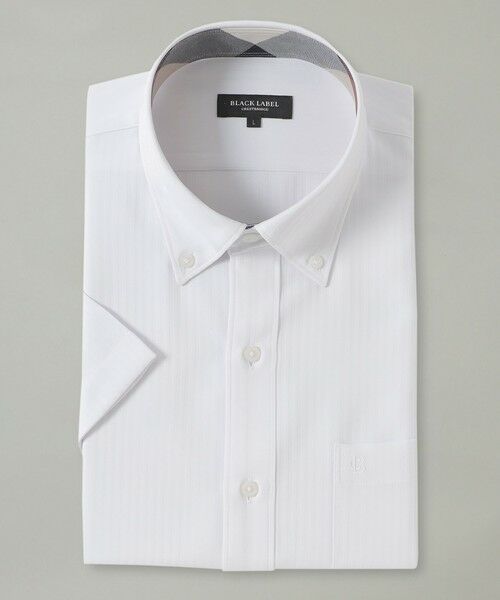 BLUE LABEL / BLACK LABEL CRESTBRIDGE / ブルーレーベル / ブラックレーベル・クレストブリッジ  シャツ・ブラウス | 【一部店舗限定】テクニカルシャドーストライプハーフボタンダウンシャツ | 詳細5