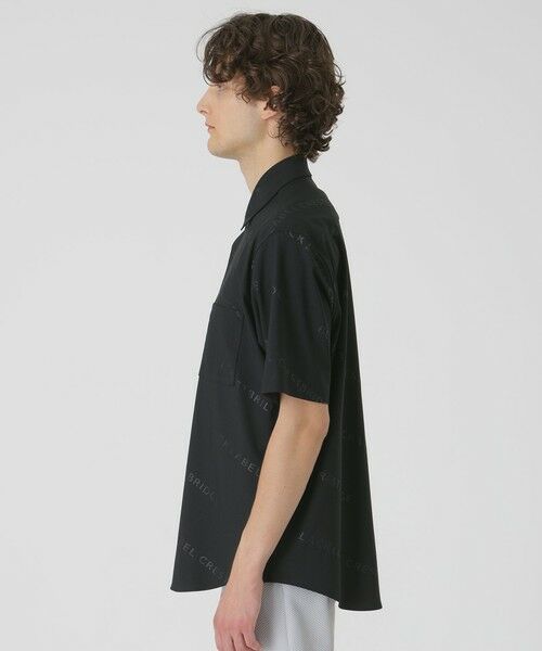 BLUE LABEL / BLACK LABEL CRESTBRIDGE / ブルーレーベル / ブラックレーベル・クレストブリッジ  シャツ・ブラウス | 【BLACK lab.】エンボスロゴトリコットシャツ | 詳細10