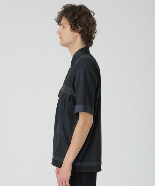 BLACK LABEL CRESTBRIDGE サッカー素材セットアップ シアサッカージャージージャケット（ジャケット）｜BLACK LABEL