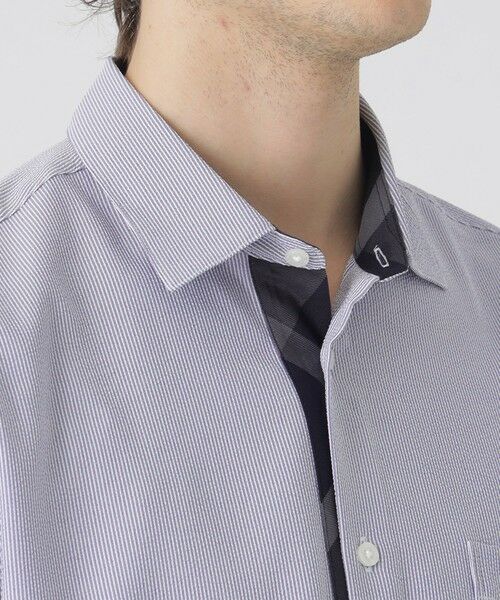 【新品】ブラックレーベル　クレストブリッジチェックサッカーシャツ　Ｍ シャドークレストブリッジチェックシャツ（カジュアルシャツ
