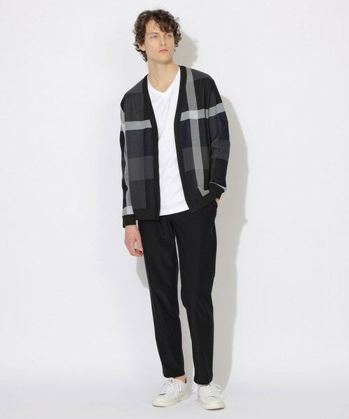 BLUE LABEL / BLACK LABEL CRESTBRIDGE / ブルーレーベル / ブラックレーベル・クレストブリッジ  ニット・セーター | 【WEB・一部店舗限定】クレストブリッジチェックインレーキナガシカーディガン | 詳細1