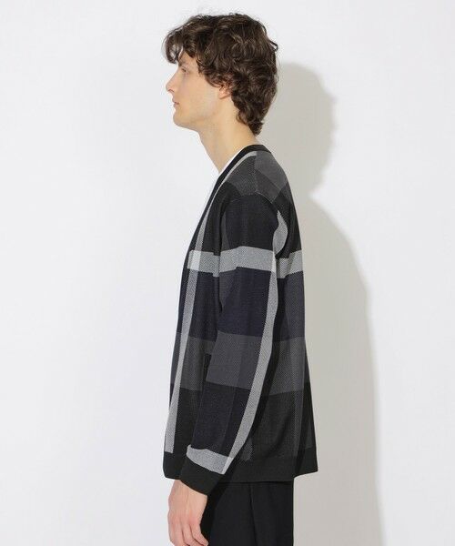 BLUE LABEL / BLACK LABEL CRESTBRIDGE / ブルーレーベル / ブラックレーベル・クレストブリッジ  ニット・セーター | 【WEB・一部店舗限定】クレストブリッジチェックインレーキナガシカーディガン | 詳細2