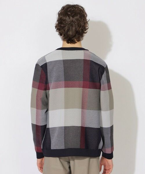 BLUE LABEL / BLACK LABEL CRESTBRIDGE / ブルーレーベル / ブラックレーベル・クレストブリッジ  ニット・セーター | 【WEB・一部店舗限定】クレストブリッジチェックインレーキナガシカーディガン | 詳細9