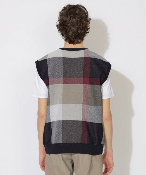 BLUE LABEL / BLACK LABEL CRESTBRIDGE / ブルーレーベル / ブラックレーベル・クレストブリッジ  ニット・セーター | 【WEB・一部店舗限定】クレストブリッジチェックインレーベスト | 詳細8