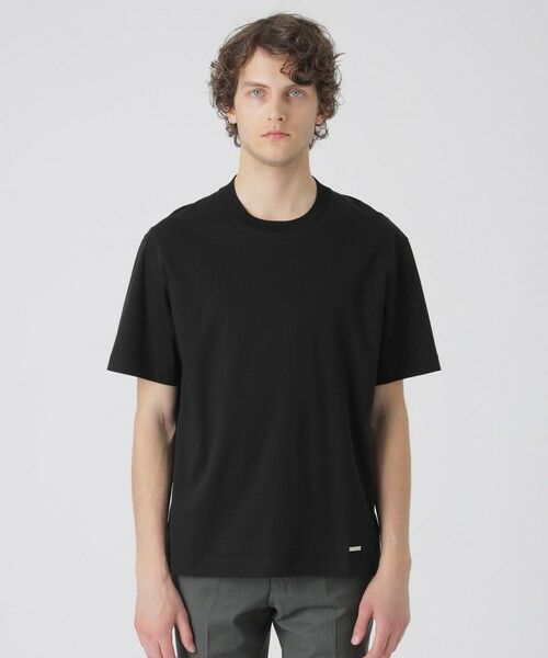 マーセライズドレスTシャツ （カットソー）｜BLUE LABEL / BLACK