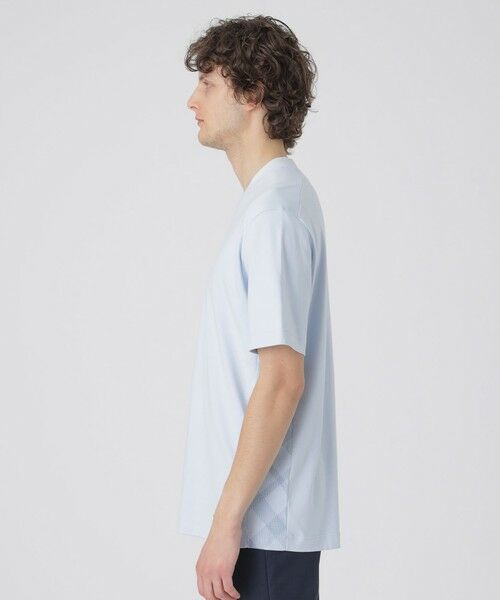 BLUE LABEL CRESTBRIDGE 半袖Tシャツ 38 切替ブラック ❤️新品未使用❤️BLUELABEL CRESTBRIDGE半袖Tシャツ38ブラック