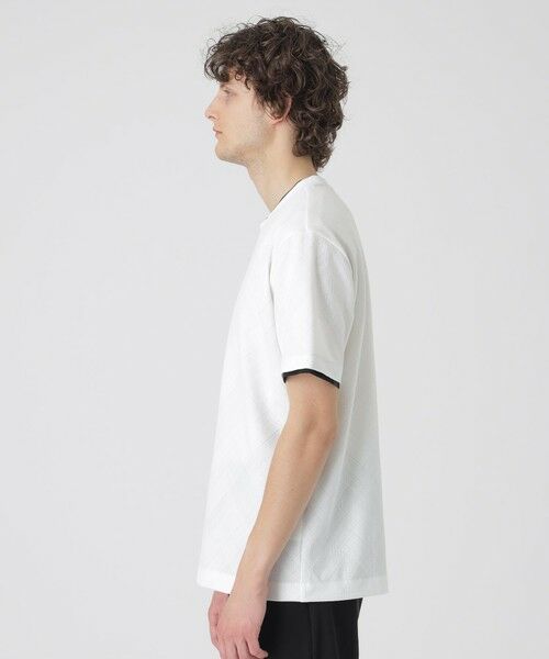 BLUE LABEL / BLACK LABEL CRESTBRIDGE / ブルーレーベル / ブラックレーベル・クレストブリッジ  カットソー | ブリスターバイアスシャドーチェックTシャツ | 詳細2