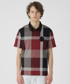 ガーズマンワッペンクレストブリッジチェックポロシャツ