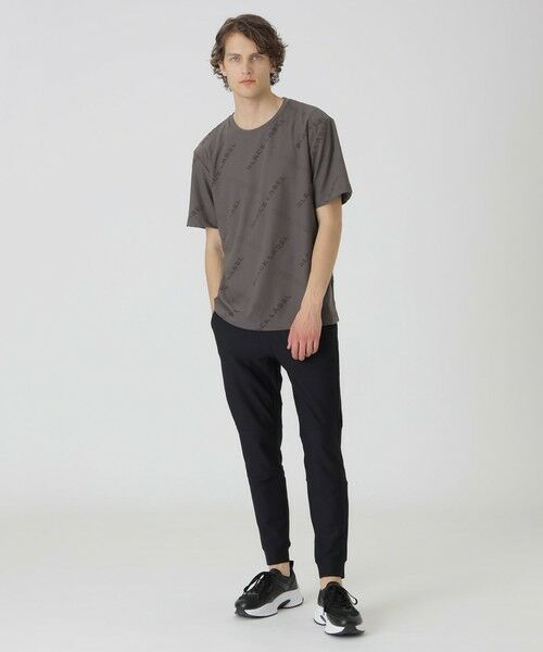 【たこちゅう】BLACKLABEL CRESTBRIDGE メッシュ BLACK lab.】メッシュ&ループロゴTシャツ（カットソー）｜BLACK