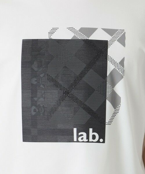 BLUE LABEL / BLACK LABEL CRESTBRIDGE / ブルーレーベル / ブラックレーベル・クレストブリッジ  カットソー | 【BLACK lab.】ラインストーンボックスロゴTシャツ | 詳細4