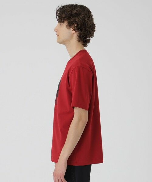 BLUE LABEL / BLACK LABEL CRESTBRIDGE / ブルーレーベル / ブラックレーベル・クレストブリッジ  カットソー | 【BLACK lab.】ラインストーンジオメトリックロゴTシャツ | 詳細12