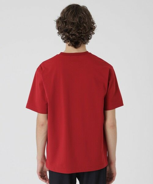 BLUE LABEL / BLACK LABEL CRESTBRIDGE / ブルーレーベル / ブラックレーベル・クレストブリッジ  カットソー | 【BLACK lab.】ラインストーンジオメトリックロゴTシャツ | 詳細13