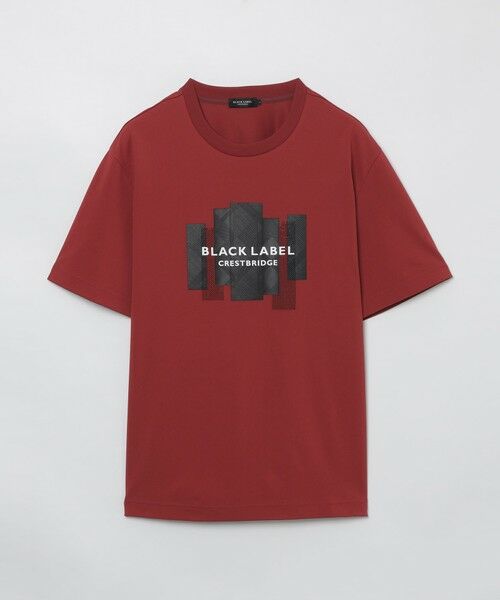 BLUE LABEL / BLACK LABEL CRESTBRIDGE / ブルーレーベル / ブラックレーベル・クレストブリッジ  カットソー | 【BLACK lab.】ラインストーンジオメトリックロゴTシャツ | 詳細15