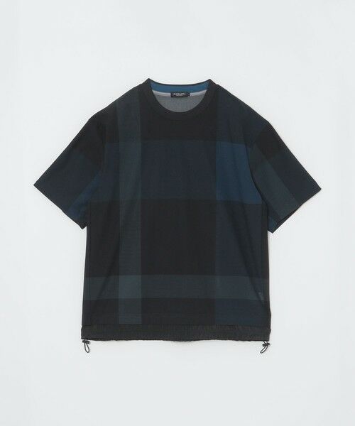 BLUE LABEL / BLACK LABEL CRESTBRIDGE / ブルーレーベル / ブラックレーベル・クレストブリッジ  カットソー | 【BLACK lab.】ファブリックコンビクレストブリッジチェックTシャツ | 詳細5