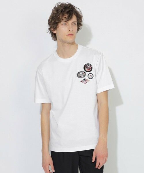 BLUE LABEL / BLACK LABEL CRESTBRIDGE / ブルーレーベル / ブラックレーベル・クレストブリッジ  カットソー | 【WEB・一部店舗限定】ブリティッシュワッペンTシャツ（オフホワイト1）