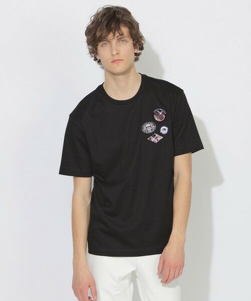 BLUE LABEL / BLACK LABEL CRESTBRIDGE / ブルーレーベル / ブラックレーベル・クレストブリッジ  カットソー | 【WEB・一部店舗限定】ブリティッシュワッペンTシャツ（ブラック）