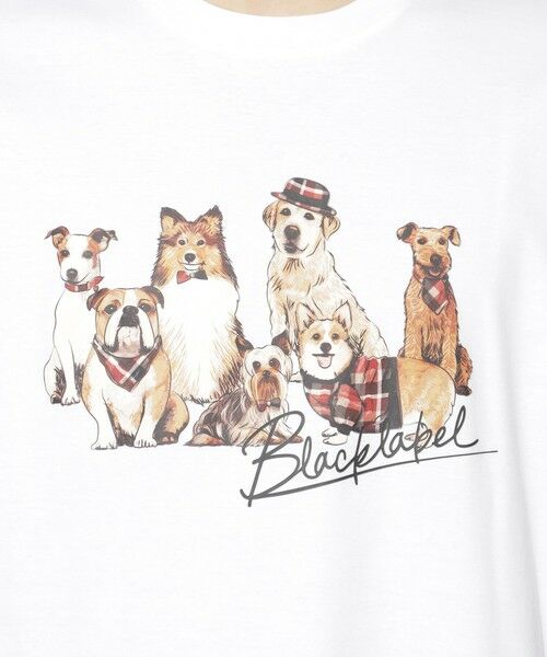 BLUE LABEL / BLACK LABEL CRESTBRIDGE / ブルーレーベル / ブラックレーベル・クレストブリッジ  カットソー | 【WEB限定】ブリティッシュドッグTシャツ | 詳細4