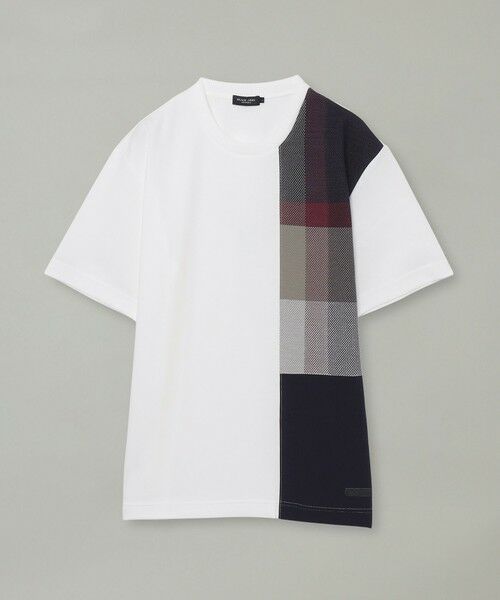 BLUE LABEL / BLACK LABEL CRESTBRIDGE / ブルーレーベル / ブラックレーベル・クレストブリッジ  カットソー | 【WEB・一部店舗限定】チェックニットドッキングTシャツ | 詳細5