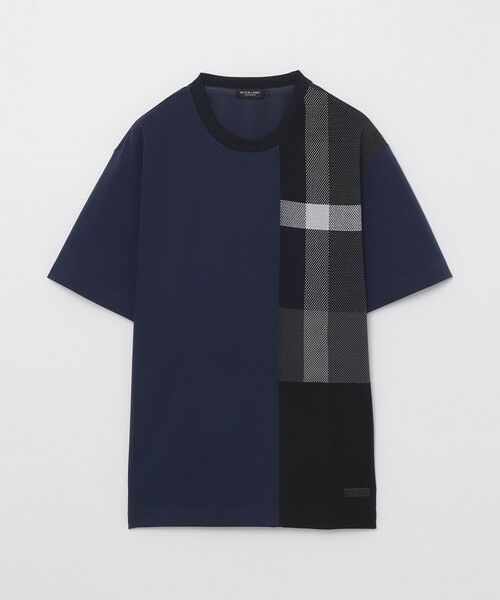 BLUE LABEL / BLACK LABEL CRESTBRIDGE / ブルーレーベル / ブラックレーベル・クレストブリッジ  カットソー | 【WEB・一部店舗限定】チェックニットドッキングTシャツ | 詳細10