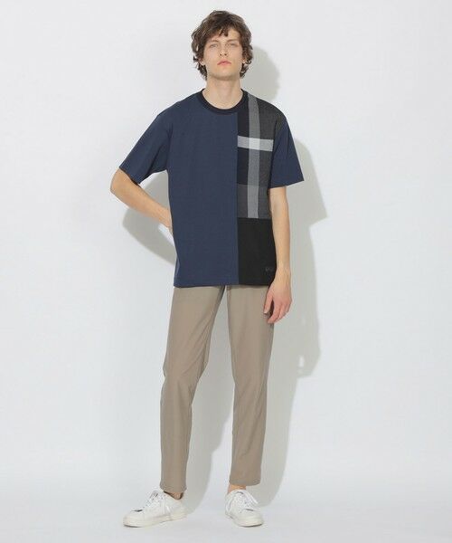 BLUE LABEL / BLACK LABEL CRESTBRIDGE / ブルーレーベル / ブラックレーベル・クレストブリッジ  カットソー | 【WEB・一部店舗限定】チェックニットドッキングTシャツ | 詳細6