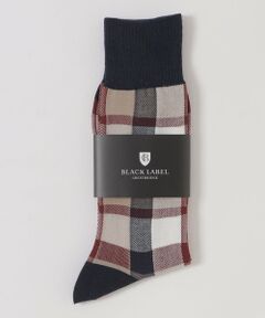 BLACK LABEL クレストブリッジチェックハーフダイヤカットタイバー クレストブリッジチェックハーフダイヤカットタイバー