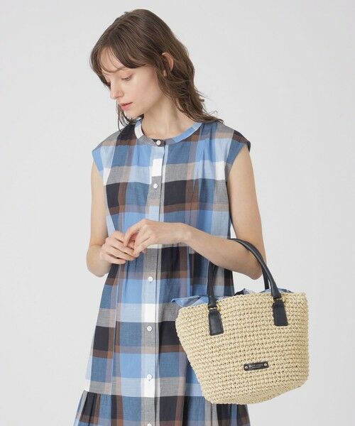 BLUE LABEL ショルダーバッグ セール】 クレストブリッジチェックシャギーミニショルダー