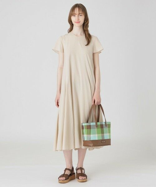 ✨極美品✨クレストブリッジ❣️コットンジャケット　L　チェック柄　アイボリー セール】 【一部店舗限定】ブリティッシュウールグレンチェック