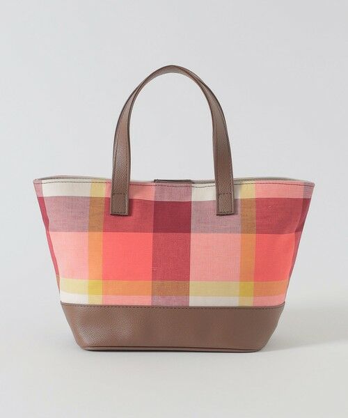 BLUE LABEL / BLACK LABEL CRESTBRIDGE / ブルーレーベル / ブラックレーベル・クレストブリッジ  ショルダーバッグ | クレストブリッジチェックコットンリネンミニトート | 詳細3