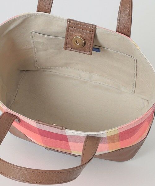 BLUE LABEL / BLACK LABEL CRESTBRIDGE / ブルーレーベル / ブラックレーベル・クレストブリッジ  ショルダーバッグ | クレストブリッジチェックコットンリネンミニトート | 詳細4