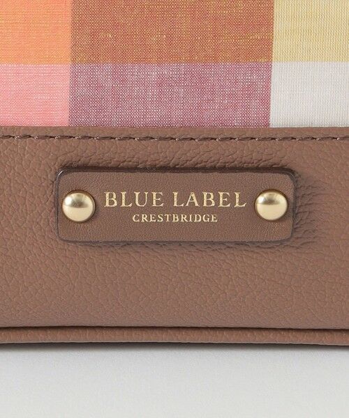 BLUE LABEL / BLACK LABEL CRESTBRIDGE / ブルーレーベル / ブラックレーベル・クレストブリッジ  ショルダーバッグ | クレストブリッジチェックコットンリネンミニトート | 詳細5