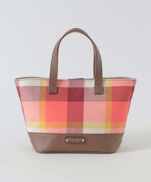 BLUE LABEL / BLACK LABEL CRESTBRIDGE / ブルーレーベル / ブラックレーベル・クレストブリッジ  ショルダーバッグ | クレストブリッジチェックコットンリネンミニトート | 詳細6