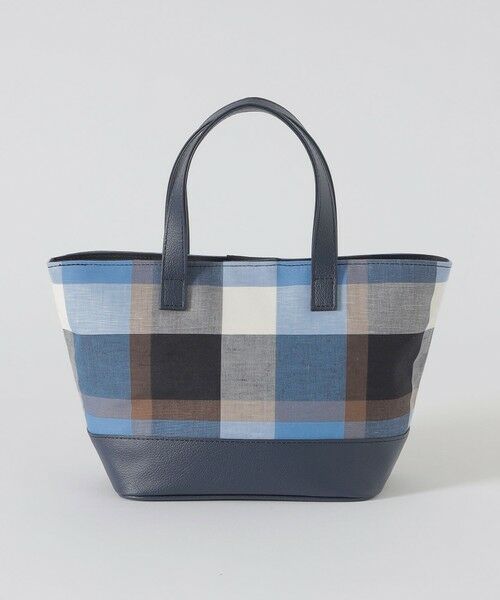 BLUE LABEL / BLACK LABEL CRESTBRIDGE / ブルーレーベル / ブラックレーベル・クレストブリッジ  ショルダーバッグ | クレストブリッジチェックコットンリネンミニトート | 詳細9