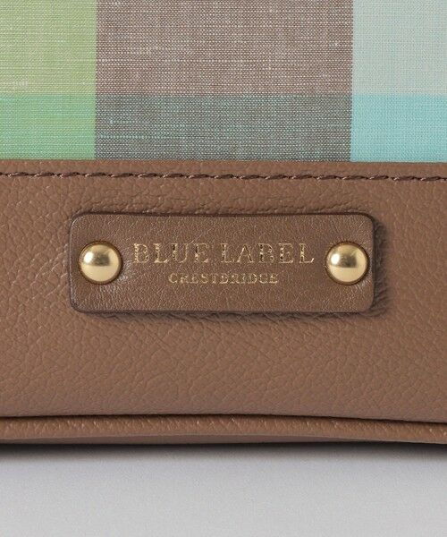 BLUE LABEL / BLACK LABEL CRESTBRIDGE / ブルーレーベル / ブラックレーベル・クレストブリッジ  ショルダーバッグ | クレストブリッジチェックコットンリネンミニトート | 詳細17