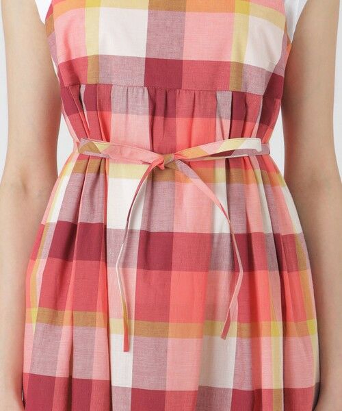 BLUE LABEL / BLACK LABEL CRESTBRIDGE / ブルーレーベル / ブラックレーベル・クレストブリッジ  ドレス | コットンリネンチェックドレス | 詳細4