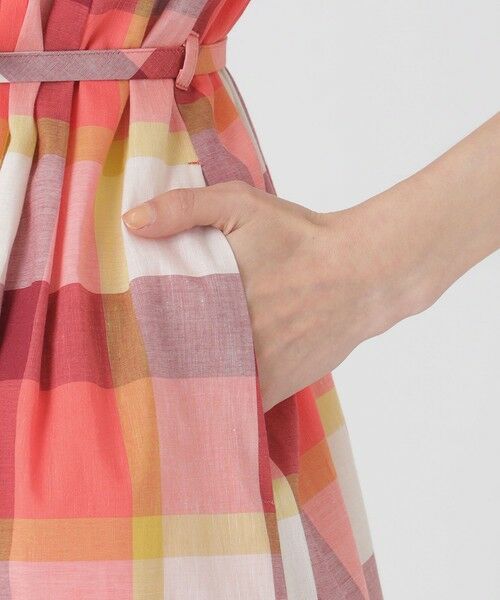 BLUE LABEL / BLACK LABEL CRESTBRIDGE / ブルーレーベル / ブラックレーベル・クレストブリッジ  ドレス | コットンリネンチェックドレス | 詳細6