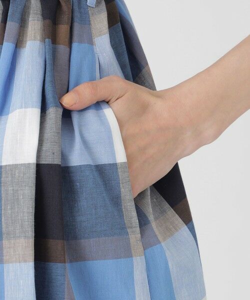 BLUE LABEL / BLACK LABEL CRESTBRIDGE / ブルーレーベル / ブラックレーベル・クレストブリッジ  ドレス | コットンリネンチェックドレス | 詳細14