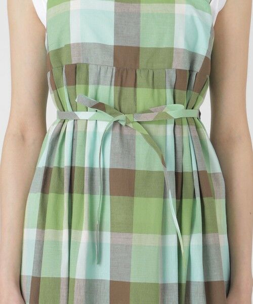 BLUE LABEL / BLACK LABEL CRESTBRIDGE / ブルーレーベル / ブラックレーベル・クレストブリッジ  ドレス | コットンリネンチェックドレス | 詳細20