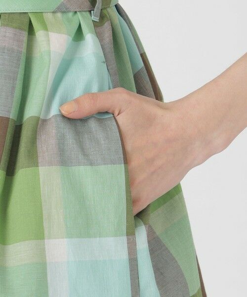 BLUE LABEL / BLACK LABEL CRESTBRIDGE / ブルーレーベル / ブラックレーベル・クレストブリッジ  ドレス | コットンリネンチェックドレス | 詳細22