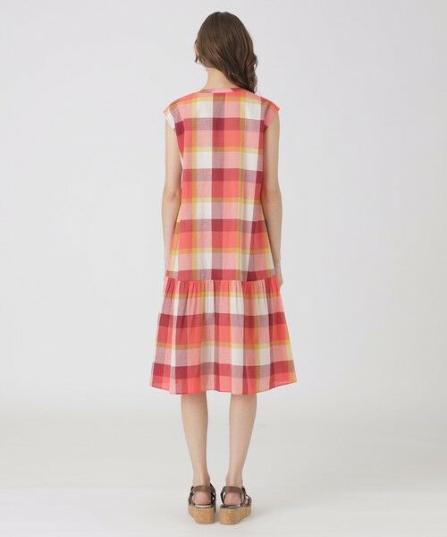 BLUE LABEL / BLACK LABEL CRESTBRIDGE / ブルーレーベル / ブラックレーベル・クレストブリッジ ドレス | コットンリネンティアードドレス | 詳細2